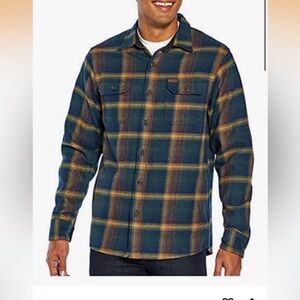 Orvis Big Bear Heavyweight Flannel Button Down Shirt w/Pockets Like New Medium